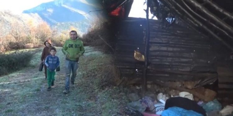 Drama e familjes në Tepelenë/ Çifti me dy fëmijë të mitur që jetojnë në shpellë