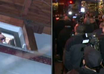 “O Sali, o hero, gjithë Shqipëria ty të do…”, Berisha sfidon SPAK-un, flet nga dritarja e shtëpisë