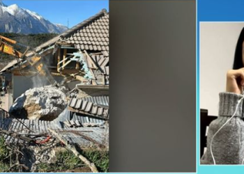 “Ishim të tre në dhomë, pamë vdekjen me sy”, gruaja nga Përmeti rrëfen për shkëmbin që i ra mbi shtëpi