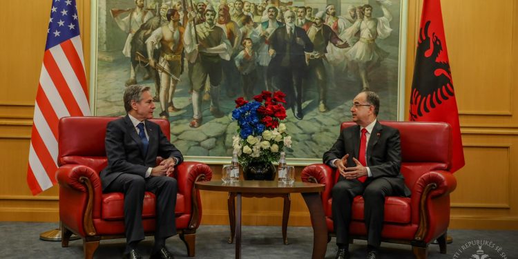 Bajram Begaj pas takimit me Blinken: Unë e shoh këtë vizitë si një të ardhme të ndritur për Shqipërinë