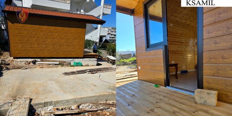 Nënë e bir në Ksamil arrestohen për një kioskë pa leje