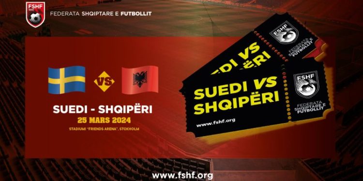 Miqësorja me Suedinë: Dalin në shitje bileta të tjera për tifozët shqiptarë