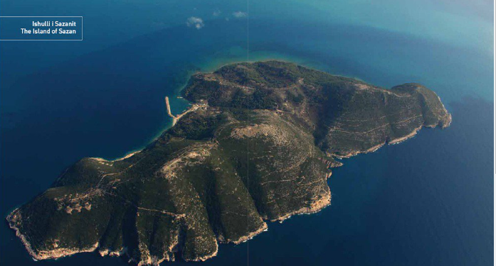 Dhëndri i Donald Trump, projekt turistik në ishullin e Sazanit