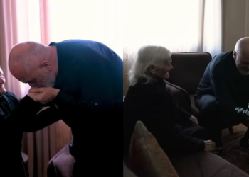 Gruaja 100 vjeç bëhet anëtare e PS, Rama i dorëzon kartën (VIDEO)