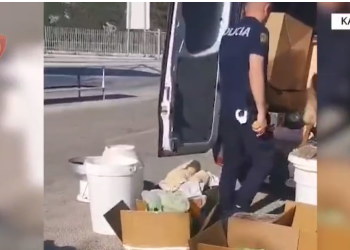 Bllokohen në Kakavijë mijëra euro, franga zviceriane, dinarë dhe lingota floriri, ndalohet gjermani me banim në Greqi (VIDEO)