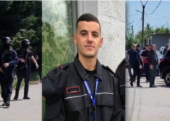 Sot i jepet lamtumira e fundit policit të vrarë, autori ende në arrati