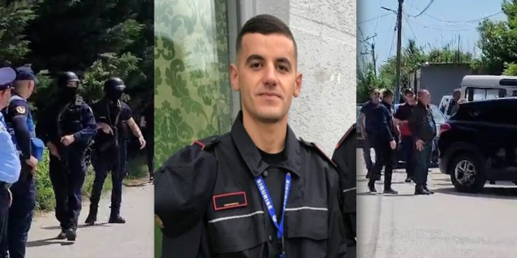 Sot i jepet lamtumira e fundit policit të vrarë, autori ende në arrati