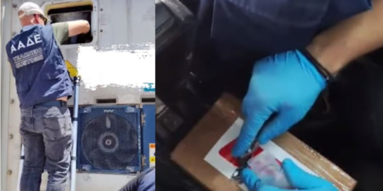 Greqi, kapen 46 kg kokainë e fshehur në banane (VIDEO)