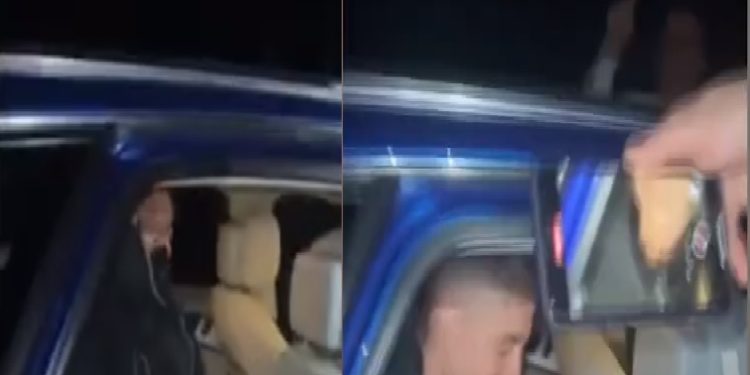 “Azgan, Azgan… Zoti para”/ Dalin pamjet kur dorëzohet vrasësi i policit të “Shqiponjave” (VIDEO)