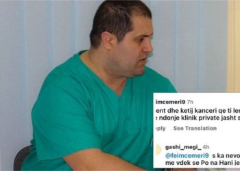 “Mos shih shumë filma”/ Vajza e mjekut të Onkologjikut përplaset në rrjetet sociale