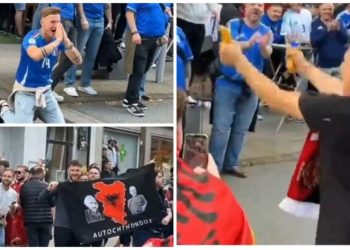 VIDEO virale në rrjet, shihni çfarë iu bëjnë italianëve tifozët shqiptarë