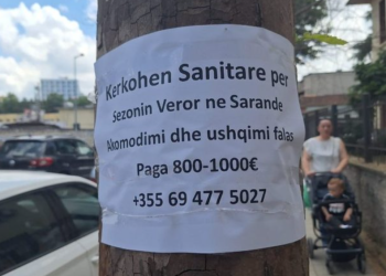 Deri në 1 mijë euro rroga e punonjësve të pastrimit në jug të Shqipërisë