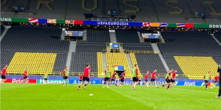 VIDEO/ Shqipëria zhvillon stërvitjen e parë në Dortmund, ja formacioni i mundshëm me Italinë