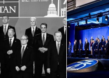 Mitsotakis “zhduk” Ramën nga foto familjare në samitin e NATO