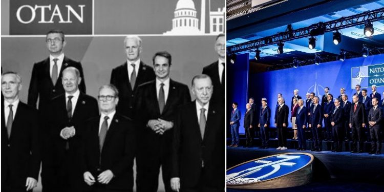 Mitsotakis “zhduk” Ramën nga foto familjare në samitin e NATO
