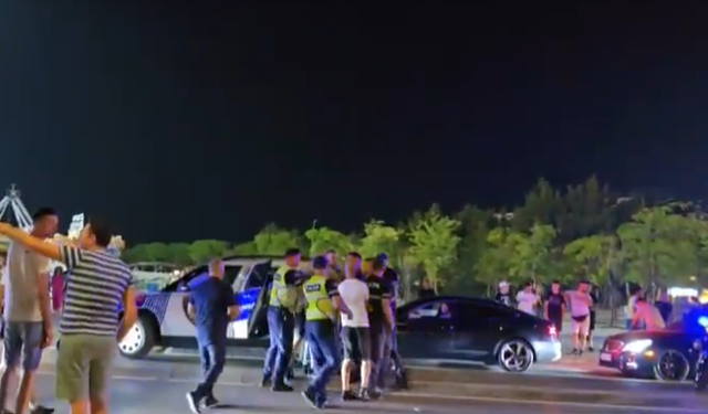 Vlorë, disa të rinj rrahin policin (FOTO)