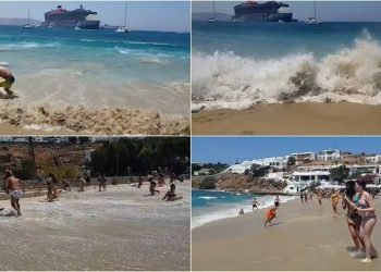 Dy të lënduar, gjërat e pushuesve përfunduan në ujë, arrestohet kapiteni i anijes që “trazoi valët” në Mykonos të Greqisë