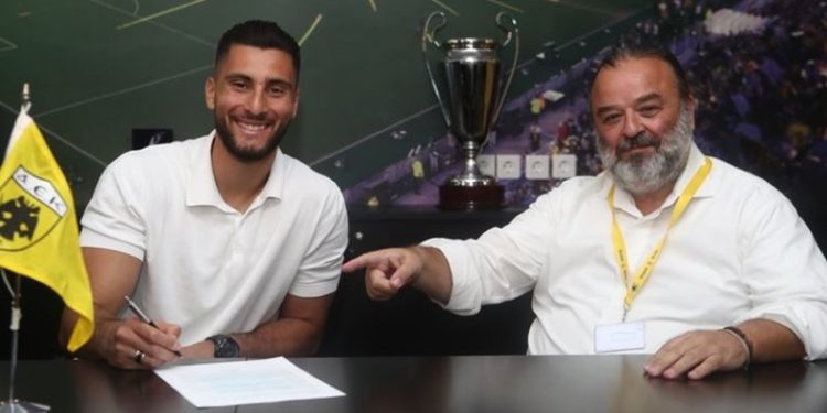 Strakosha firmos me AEK-un e Athinës