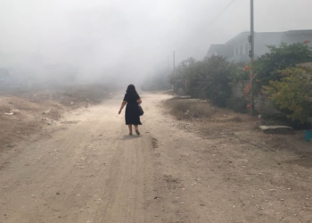 Digjen plehrat, tymi i zi mbulon Vlorën