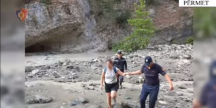 Ishin bllokuar në kanion, shpëtohen 7 turistë të huaj në Përmet