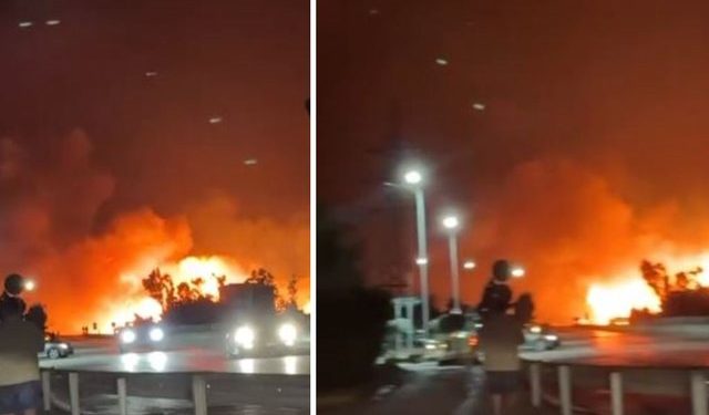 Zjarr i madh në magazinën e përpunimit të lëndëve drusore