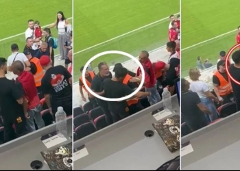 Foto Strakosha dhe djali i tij zihen me tifozët në “Air Albania”