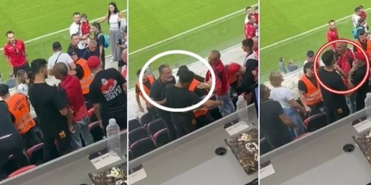 Foto Strakosha dhe djali i tij zihen me tifozët në “Air Albania”