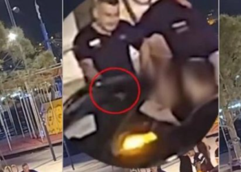 Sarandë, 5 policë filmohen duke marrë lekë në mes të rrugës (VIDEO)