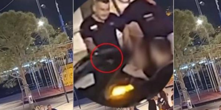 Sarandë, 5 policë filmohen duke marrë lekë në mes të rrugës (VIDEO)