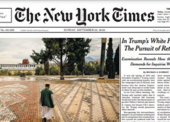 Shteti i Baba Mondit në faqen e parë të New York Times