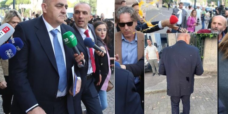 E goditën me vezë dhe kos, Beleri flet për mediat greke: Sulmi ishte i inskenuar!