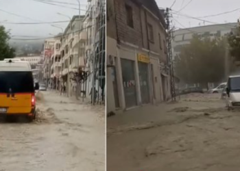 Vlora në kolaps total, shiu përmbyt rrugët, spitalin dhe qendrën historike