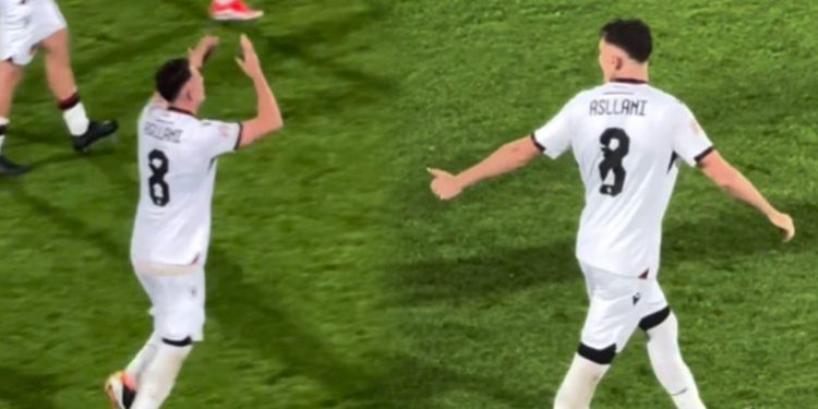 Shënon Shqipëria, Asllani kalon kuqezinjtë në avantazh