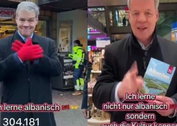 Politikani gjerman bëhet yll në TikTok: Kam vendosur të mësoj shqip (VIDEO)