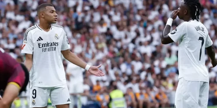 Mbappé “fik” Vinicius te Real Madridi