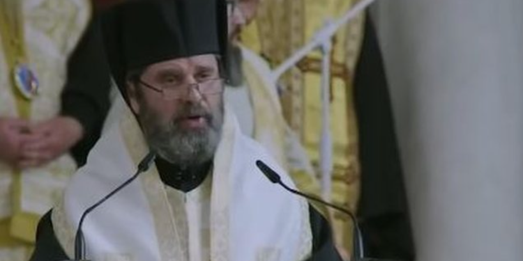 Fjalimi i Joan Pelushit, pasuesi i mundshëm i Janullatos në krye të Kishës Ortodokse Autoqefale të Shqipërisë