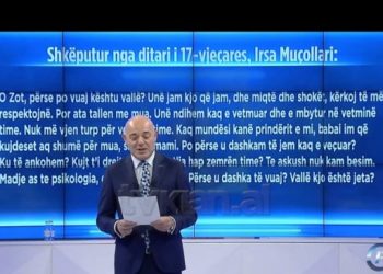 Fevziu i prekur, lexon në emision pjesë nga ditari i Irsës nga Gjirokastra (VIDEO)