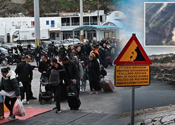 Greqia në alarm, shteti mobilizohet për shpërthimin e mundshëm vullkanik në Santorini