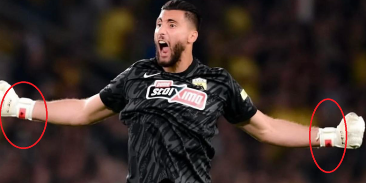 Strakosha me flamurin shqiptar në dorezat e AEK-ut të Athinës