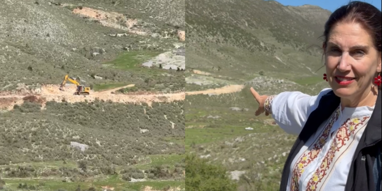 Kumbaro në fshatin Golëm: Nis projekti i rrugës që lidh Malësitë e Tepelenës me Gjirokastrën (VIDEO)