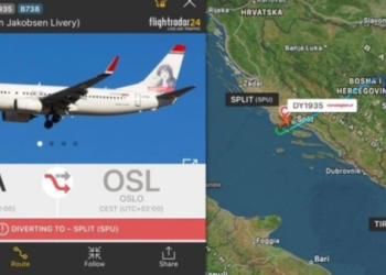 Kriset xhami i dritares, avioni i linjës Tiranë-Oslo bën ulje emergjente në Kroaci