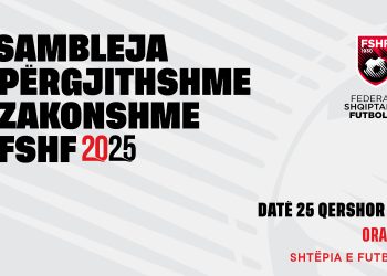 Asambleja e Përgjithshme e Zakonshme e FSHF-së mblidhet të mërkurën, më 25 qershor, në “Shtëpinë e Futbollit”