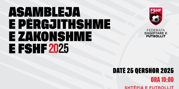 Asambleja e Përgjithshme e Zakonshme e FSHF-së mblidhet të mërkurën, më 25 qershor, në “Shtëpinë e Futbollit”