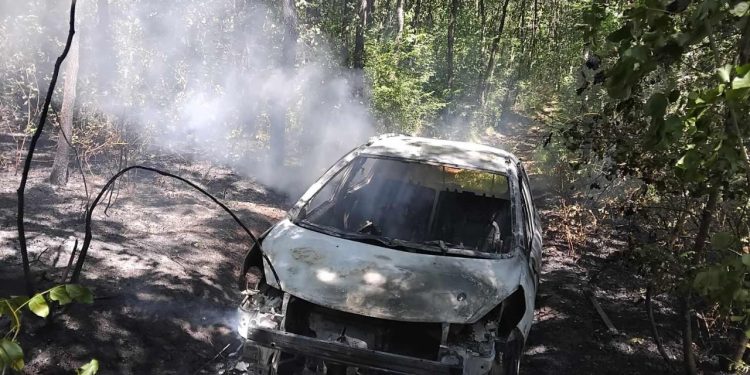 Makina merr flakë në mes të pyllit në Belsh, nuk ka të lënduar