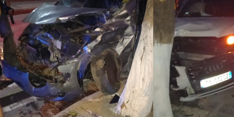 Aksident në Sarandë, plagosen dy të rinj (Emrat)