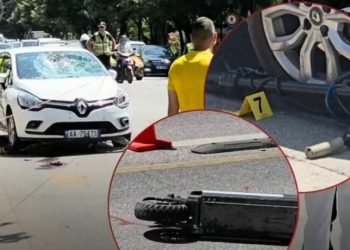 Aksidentoi tre të miturit me monopatinë në Tiranë, lihet në “arrest shtëpie” shoferi