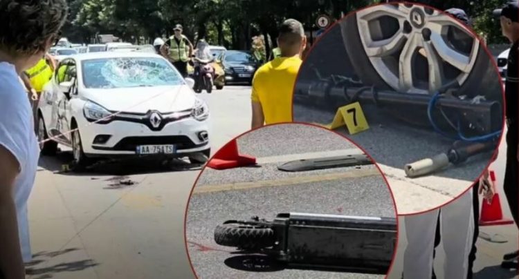 Aksidentoi tre të miturit me monopatinë në Tiranë, lihet në “arrest shtëpie” shoferi