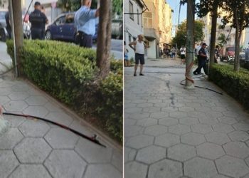 Shkëndijë elektrike dhe shpërthim, çfarë ndodhi pak më parë në qendër të Shëngjinit