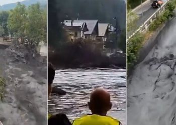 Moti i keq në Itali/ Lumi Frejus përmbyt një qytet në Torino, humb jetën një 50-vjeçar (Video)