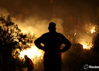 Orë dramatike në Delvinë, Reuters sjell imazhe nga lufta me zjarrin (FOTO)